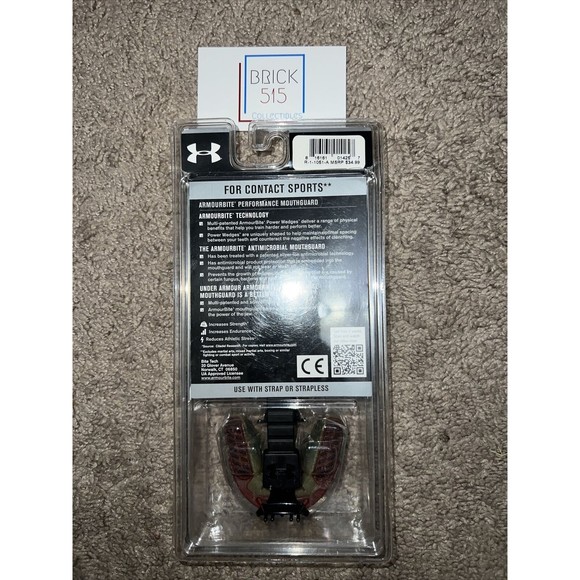 UNDER ARMOUR ARMOURBITE PERFORMANCE MOUTHGUAR PROTECTION FOR ADULTS Dark Green - Picture 2 of 2